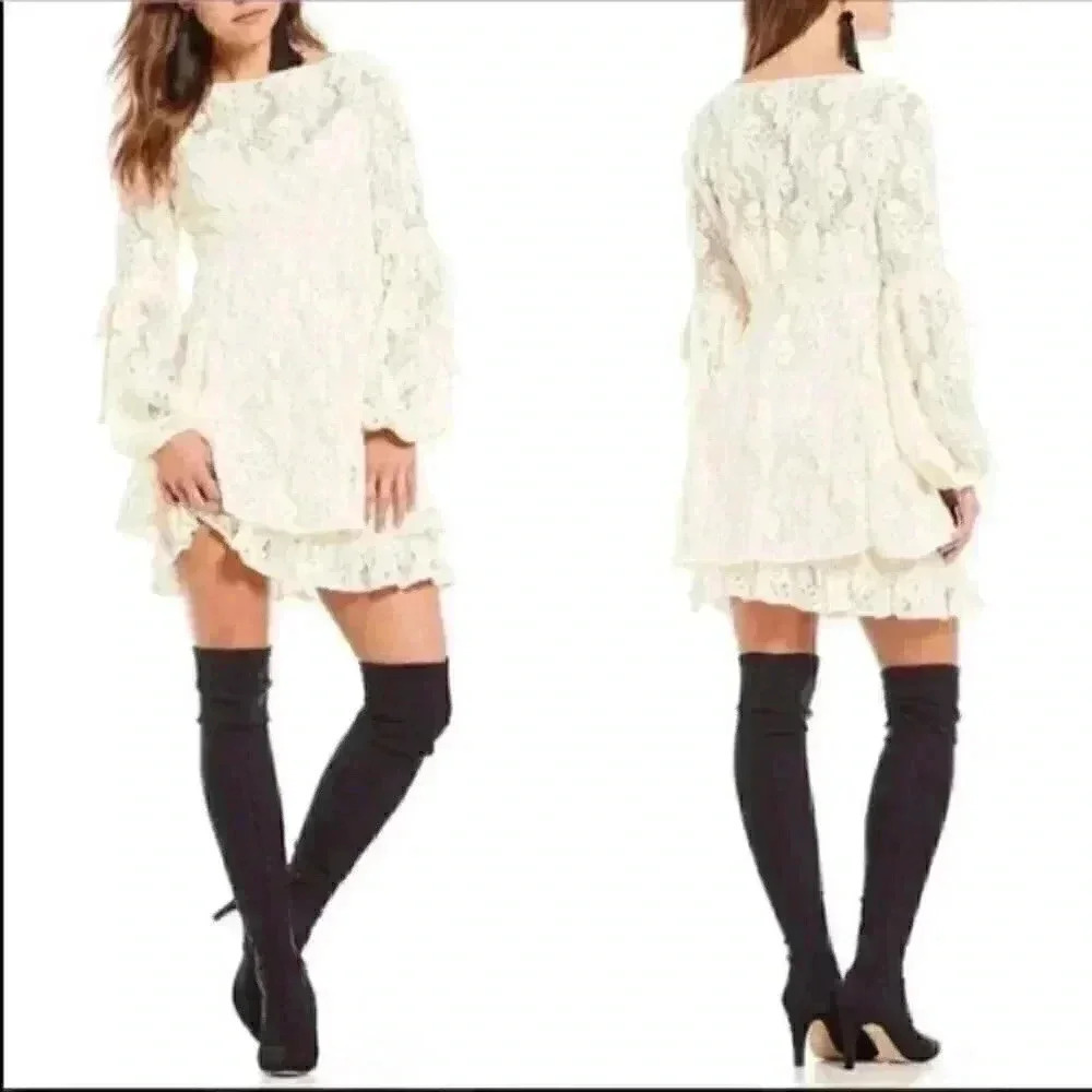 Free People Rubi Lace Mini Dress